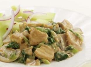 Tofu with Peanut-Ginger Sauce
