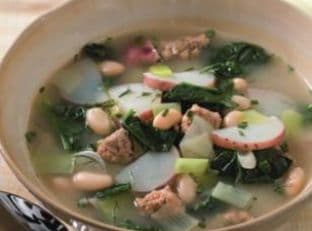 Leek, Potato & Spinach Stew