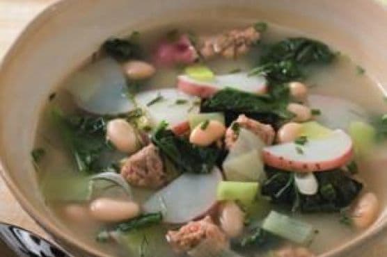 Leek, Potato & Spinach Stew