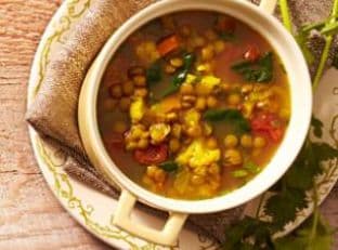Slow-Cooker Spiced Lentil Soup with Vegetables