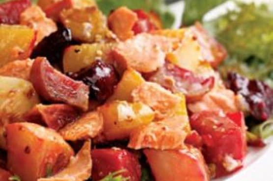 Salmon & Roasted Vegetable Salad