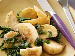 Miso-Butter Braised Turnips