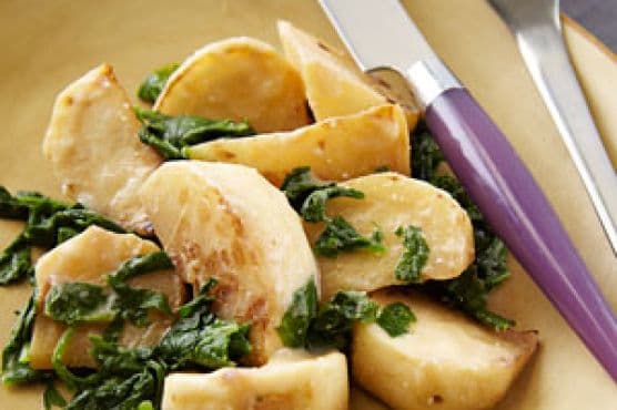 Miso-Butter Braised Turnips