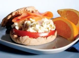 Egg & Salmon Sandwich