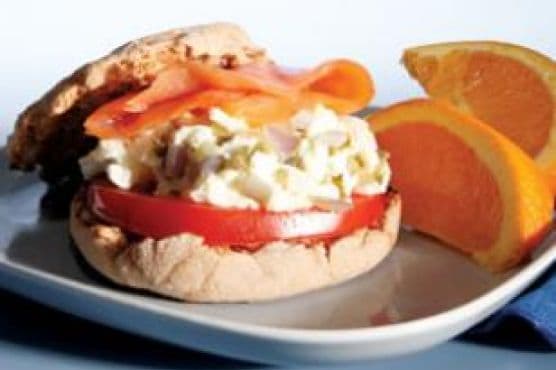 Egg & Salmon Sandwich
