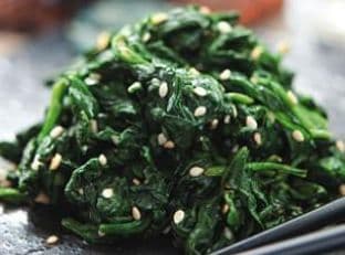 Sesame-Seasoned Spinach