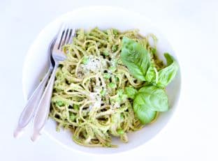 Pea Pesto Pasta ‹ Hello Healthy