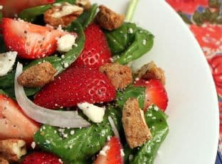 Spinach Strawberry Salad