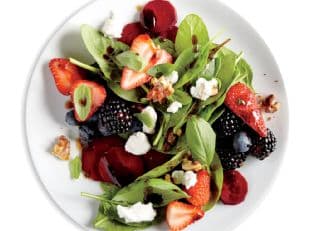 Balsamic, Beet, and Berry Salad