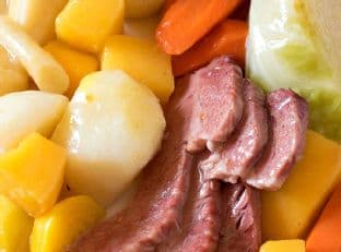 New England Boiled Dinner (Corned Beef and Cabbage)