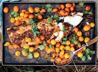Slow-Roasted Black Cod with Red Chermoula