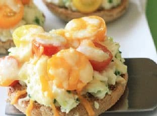 Eggs and Tomato Breakfast Melts Skinnytaste