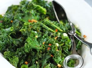 Spicy Sautéed Kale + 5 Healthy Kale