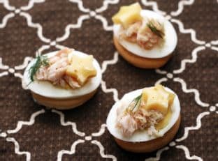 Smoked Trout & Cave-aged Gruyère Bites
