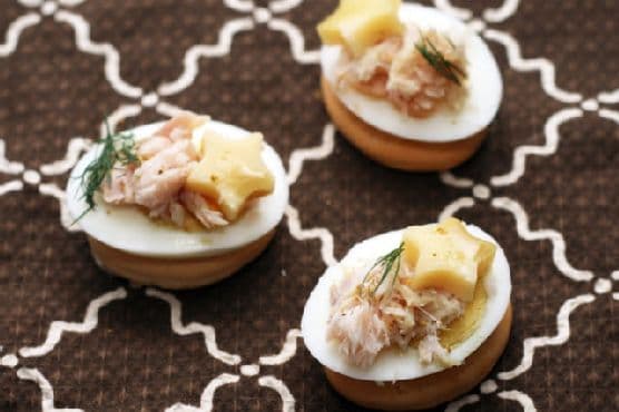 Smoked Trout & Cave-aged Gruyère Bites