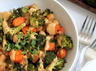 Chickpea Broccoli Buddha Bowl