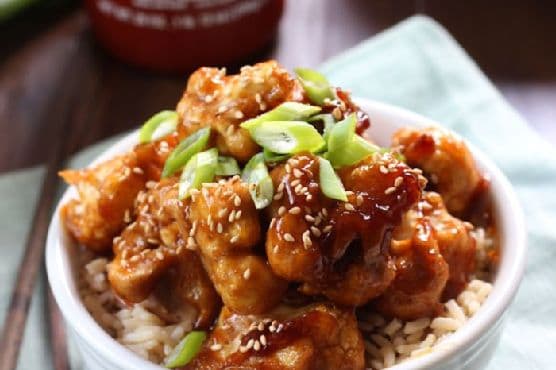 Sticky Sesame Cauliflower