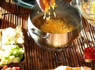 Aged Cheddar & Guinness Fondue Recipe