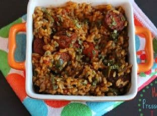 Healthier Pressure Cooker Jambalaya