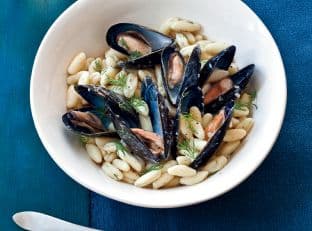 Cavatelli with Mussels, Lillet and Dill