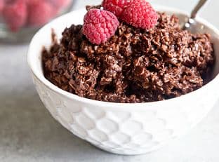 Healthier Chocolate Oatmeal