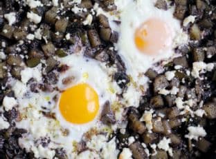 Green Za’atar Shakshouka