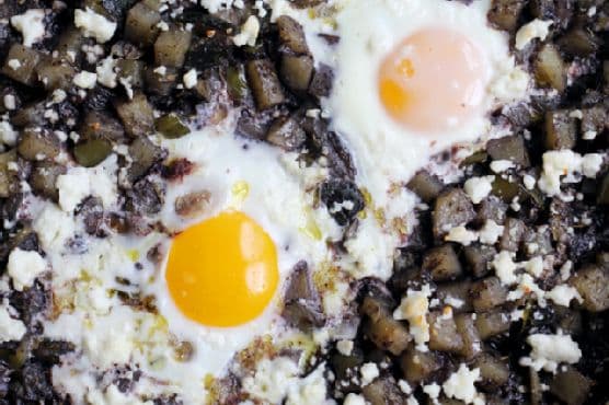 Green Za’atar Shakshouka