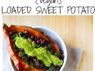 Vegan Loaded Sweet Potato