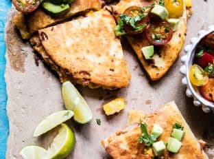 Applewood Bacon Smoked Pork and Mango Quesadilla