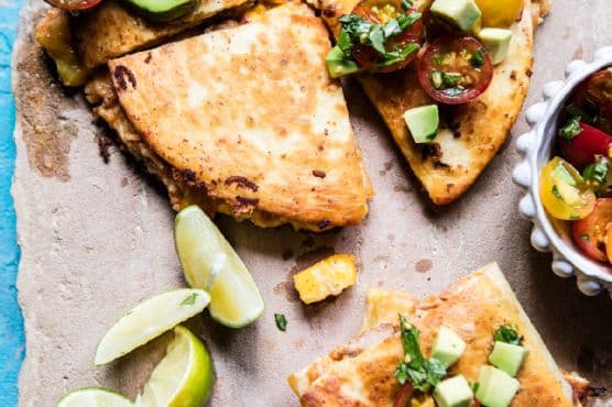 Applewood Bacon Smoked Pork and Mango Quesadilla