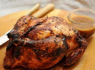 Misoyaki Roast Chicken With Shoyu Onion Sauce