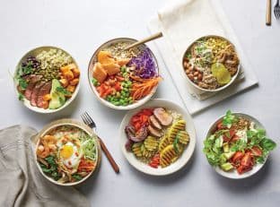 Thai Crunch Bowl with Salmon