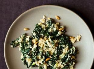 One Pot Kale and Quinoa Pilaf