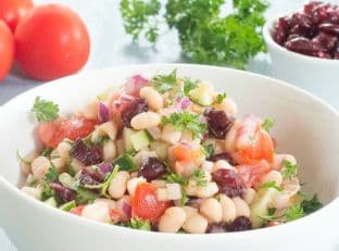 Navy Beans Salad (Vegan)