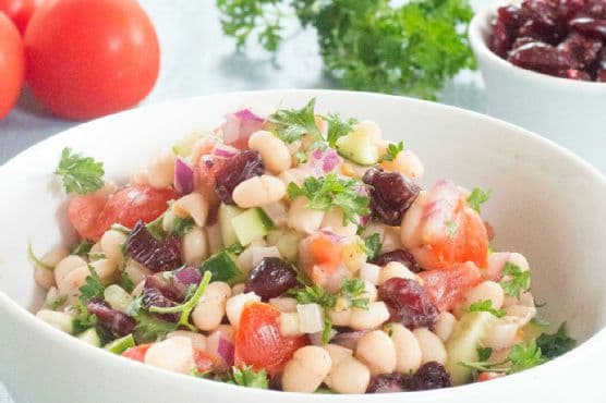 Navy Beans Salad (Vegan)