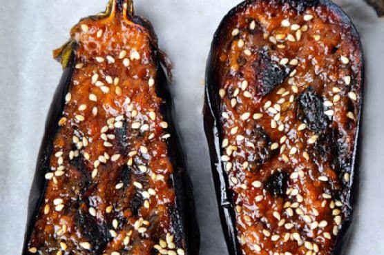 Nasu Dengaku – Miso Glazed Eggplant