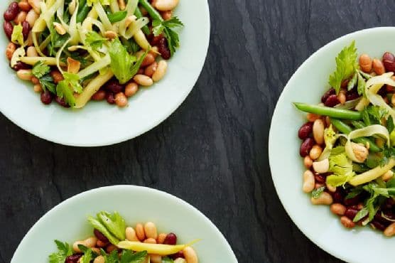 Five-Bean Salad With Smoked Paprika Vinaigrette