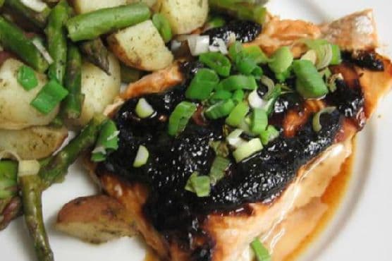 Miso- Glazed Salmon