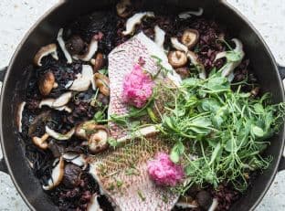 Steamed Fish in Clay Pot with Ashwagandha