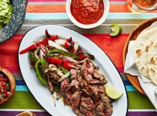 Mezcal-Marinated Fajitas