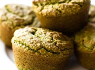 Avocado Matcha Muffins