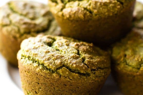 Avocado Matcha Muffins