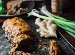 5 spice meatloaf with apricot ginger glaze