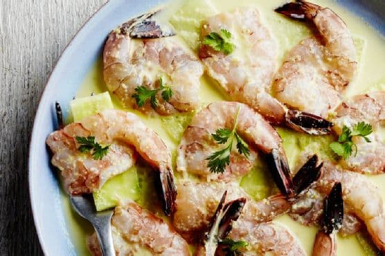 Aguachile de Camarón (Shrimp Cooked in Lime and Chile)