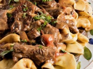 Braised Beef and Tortelloni