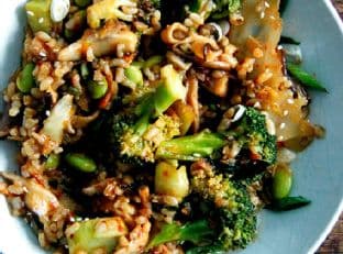 Vegan Kimchi Fried Rice from Gena Hamshaw’s Power Plates