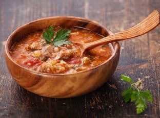 Easy Healthy Sausage Spinach Wild Rice Soup – 3 WW Freestyle SmartPoints