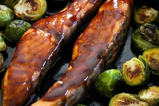 Maple Soy Glazed Salmon