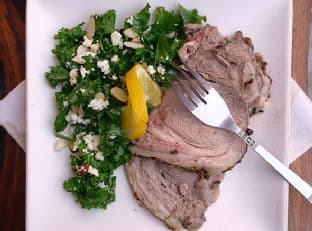 Lemon Garlic Roast Leg of Lamb