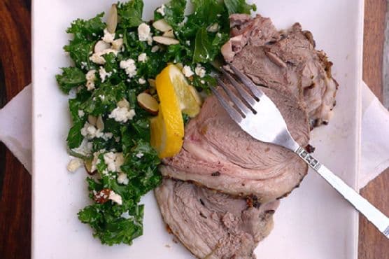 Lemon Garlic Roast Leg of Lamb